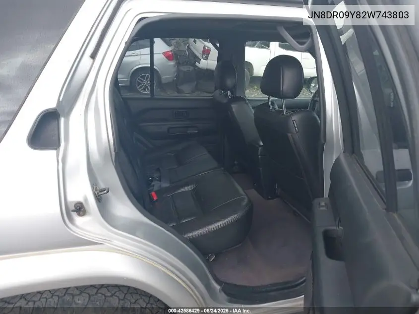JN8DR09Y82W743803 2002 Nissan Pathfinder Se