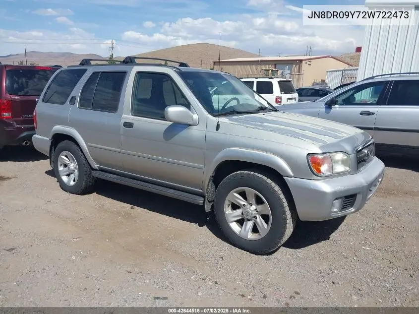 2002 Nissan Pathfinder Le VIN: JN8DR09Y72W722473 Lot: 42644516