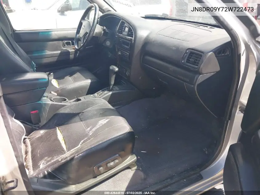 2002 Nissan Pathfinder Le VIN: JN8DR09Y72W722473 Lot: 42644516