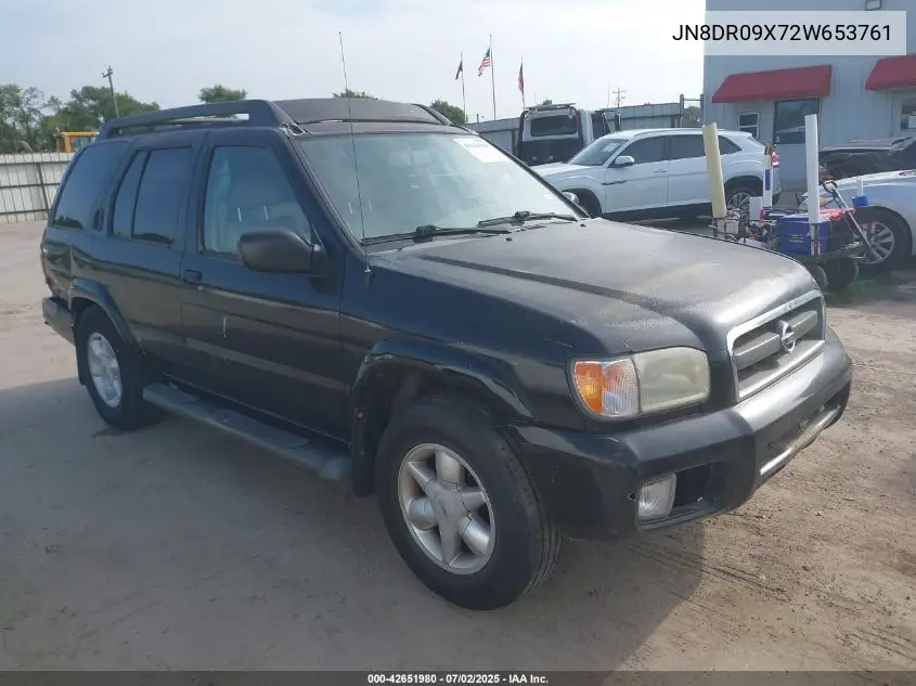 2002 Nissan Pathfinder Se VIN: JN8DR09X72W653761 Lot: 42651980