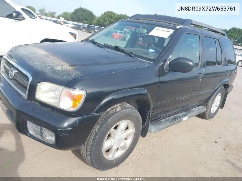 2002 Nissan Pathfinder Se VIN: JN8DR09X72W653761 Lot: 42651980