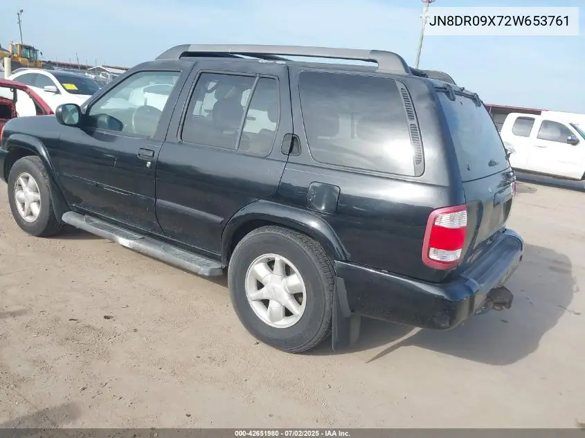 2002 Nissan Pathfinder Se VIN: JN8DR09X72W653761 Lot: 42651980