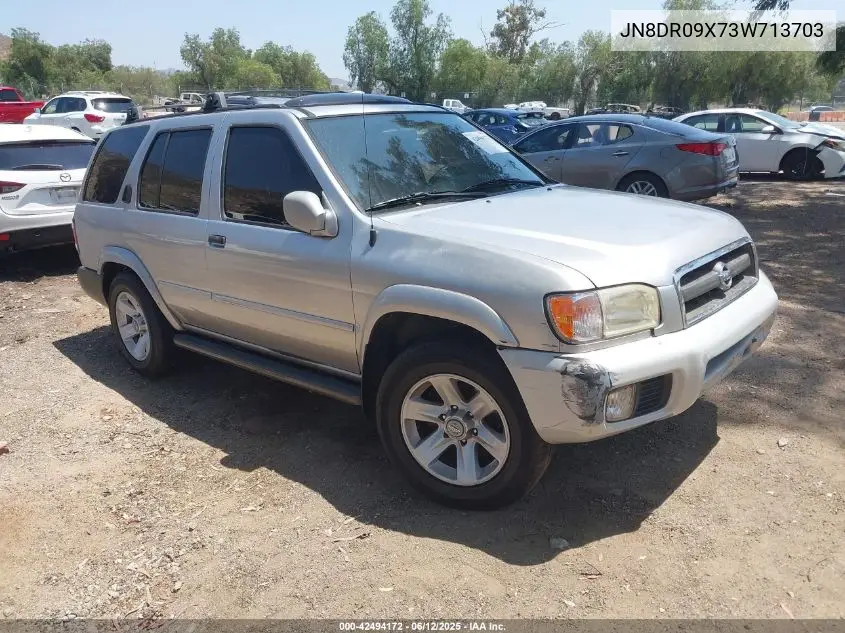 2003 Nissan Pathfinder Le VIN: JN8DR09X73W713703 Lot: 42494172