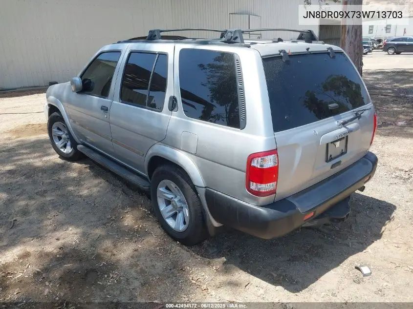 2003 Nissan Pathfinder Le VIN: JN8DR09X73W713703 Lot: 42494172