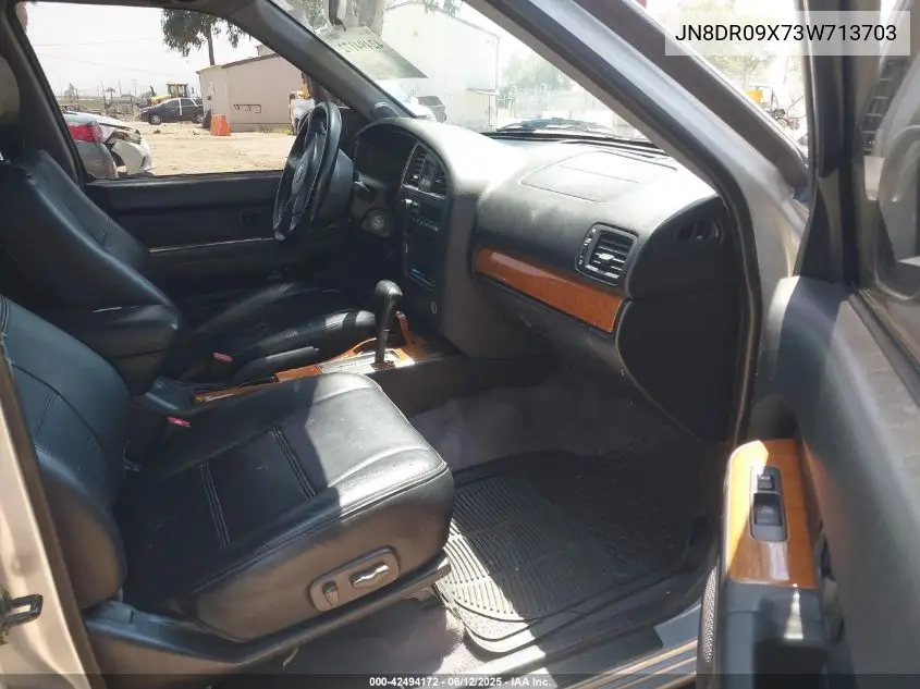 2003 Nissan Pathfinder Le VIN: JN8DR09X73W713703 Lot: 42494172