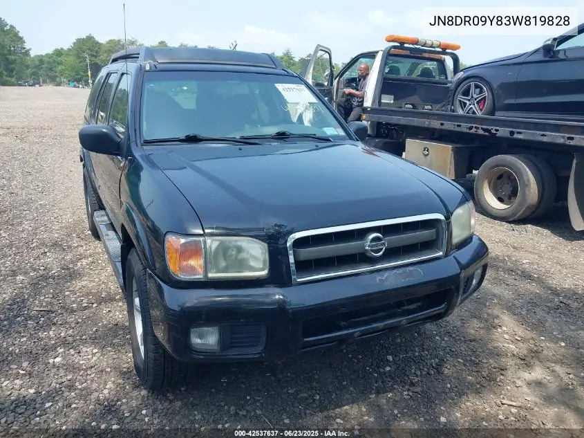 2003 Nissan Pathfinder Se VIN: JN8DR09Y83W819828 Lot: 42537637