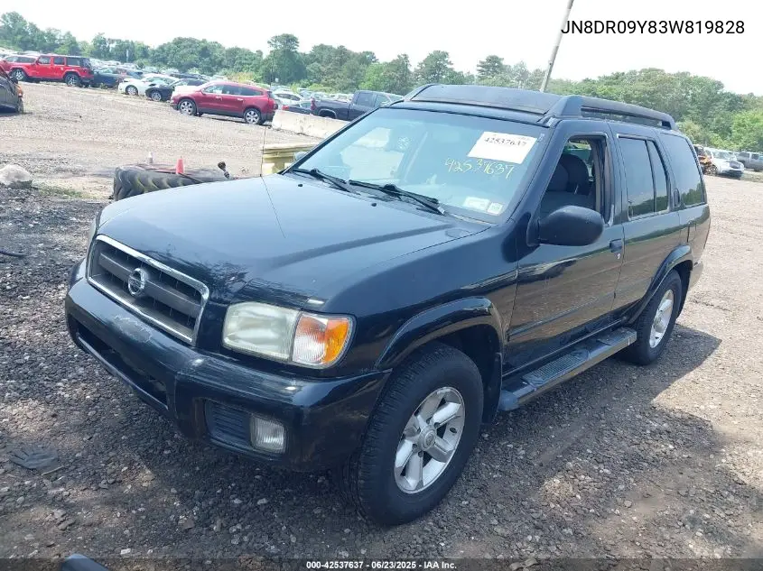 2003 Nissan Pathfinder Se VIN: JN8DR09Y83W819828 Lot: 42537637