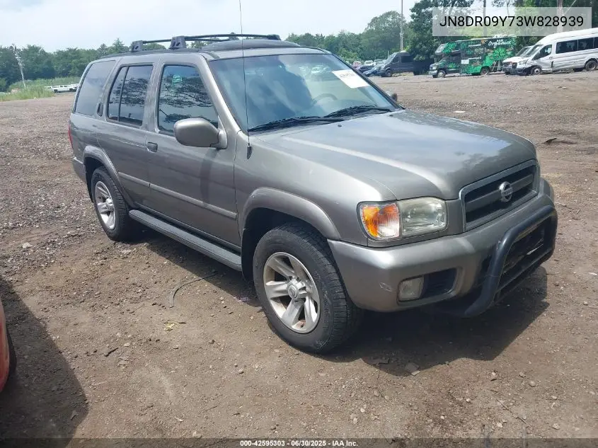 JN8DR09Y73W828939 2003 Nissan Pathfinder Le