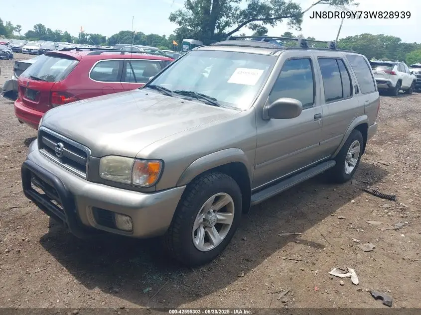 JN8DR09Y73W828939 2003 Nissan Pathfinder Le