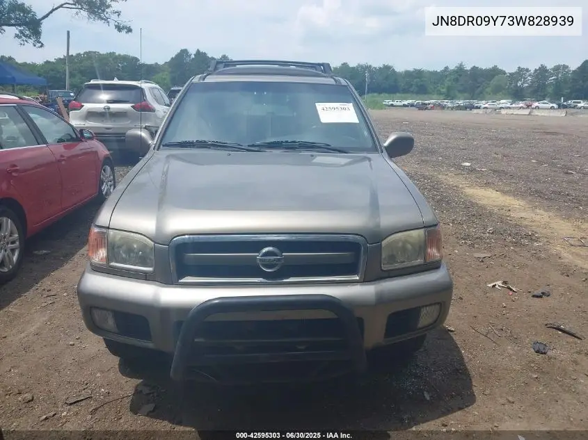 JN8DR09Y73W828939 2003 Nissan Pathfinder Le
