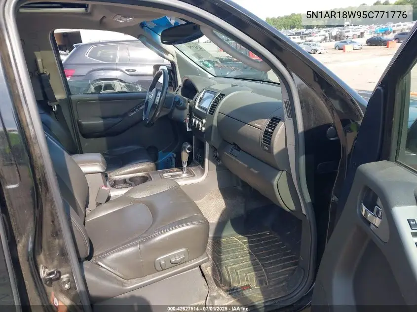 2005 Nissan Pathfinder Se Off-Road VIN: 5N1AR18W95C771776 Lot: 42627514