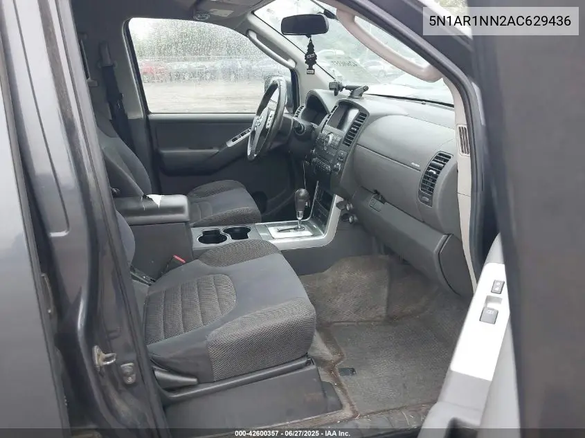 2010 Nissan Pathfinder Se VIN: 5N1AR1NN2AC629436 Lot: 42600357