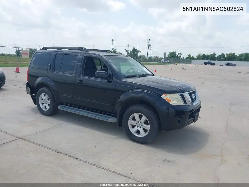 5n1ar1nn8ac602824 5N1AR1NN8AC602824 2010 Nissan Pathfinder Se