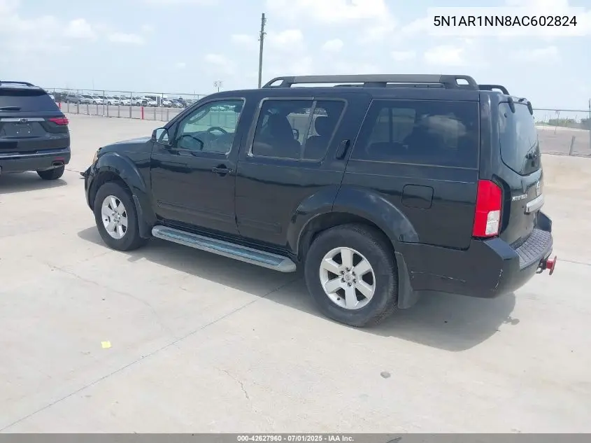 5n1ar1nn8ac602824 5N1AR1NN8AC602824 2010 Nissan Pathfinder Se