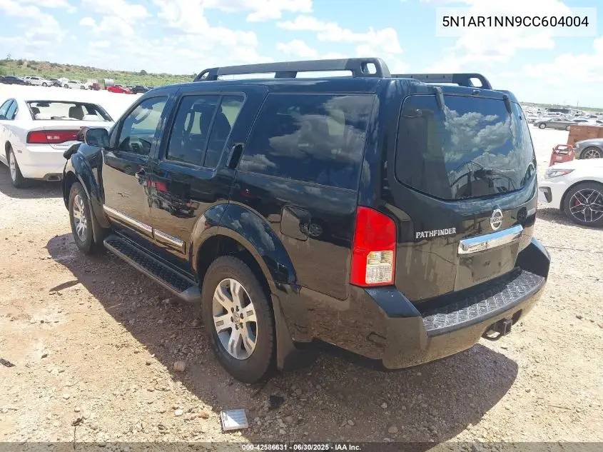 2012 Nissan Pathfinder S/Le/Se VIN: 5N1AR1NN9CC604004 Lot: 42586631
