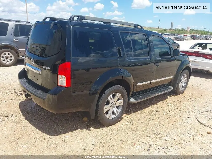 2012 Nissan Pathfinder S/Le/Se VIN: 5N1AR1NN9CC604004 Lot: 42586631