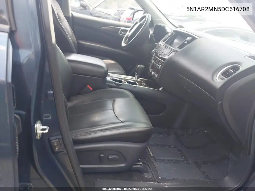 2013 Nissan Pathfinder Platinum VIN: 5N1AR2MN5DC616708 Lot: 42603102