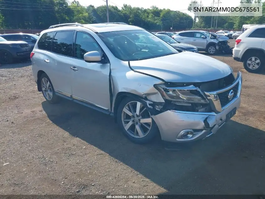 2013 Nissan Pathfinder S/Sv/Sl/Platinum VIN: 5N1AR2MM0DC675561 Lot: 42605354