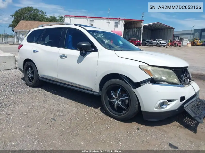 2013 Nissan Pathfinder Platinum VIN: 5N1AR2MM7DC653136 Lot: 42618240