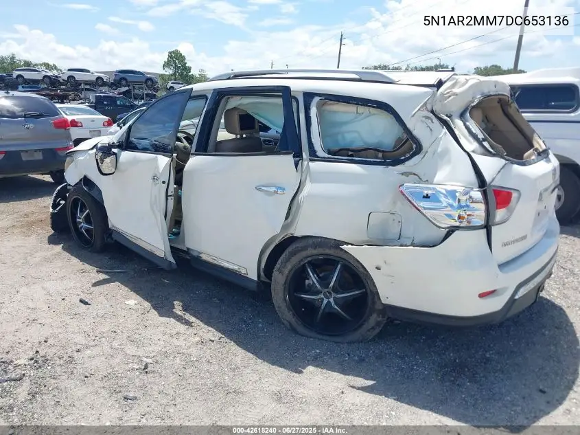 2013 Nissan Pathfinder Platinum VIN: 5N1AR2MM7DC653136 Lot: 42618240
