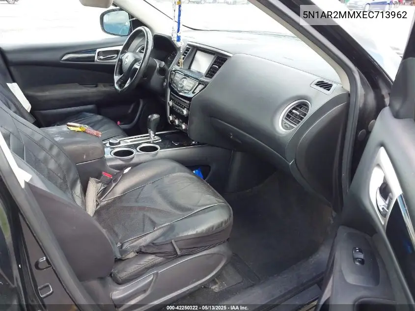2014 Nissan Pathfinder Sv VIN: 5N1AR2MMXEC713962 Lot: 42250322