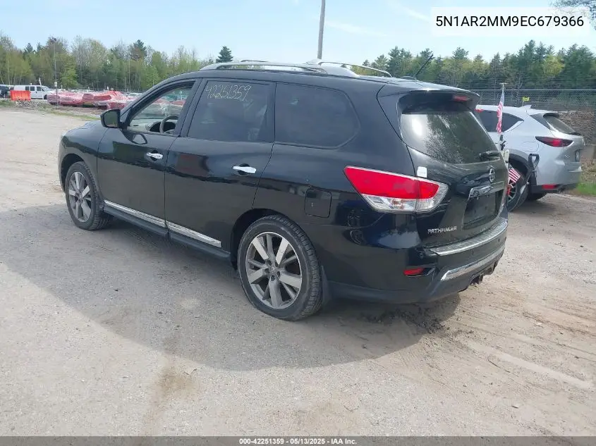 2014 Nissan Pathfinder Platinum VIN: 5N1AR2MM9EC679366 Lot: 42251359