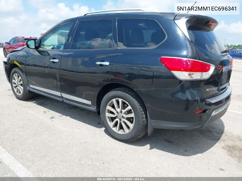 2014 Nissan Pathfinder Sl VIN: 5N1AR2MM1EC696341 Lot: 42255710