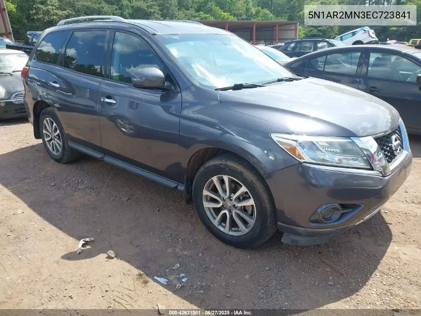 2014 Nissan Pathfinder Sv VIN: 5N1AR2MN3EC723841 Lot: 42621901