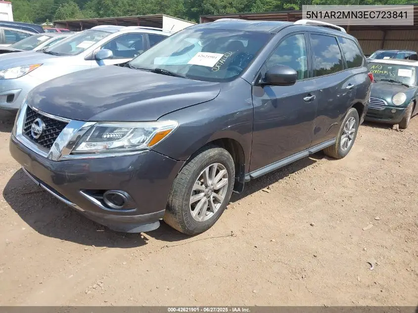 2014 Nissan Pathfinder Sv VIN: 5N1AR2MN3EC723841 Lot: 42621901