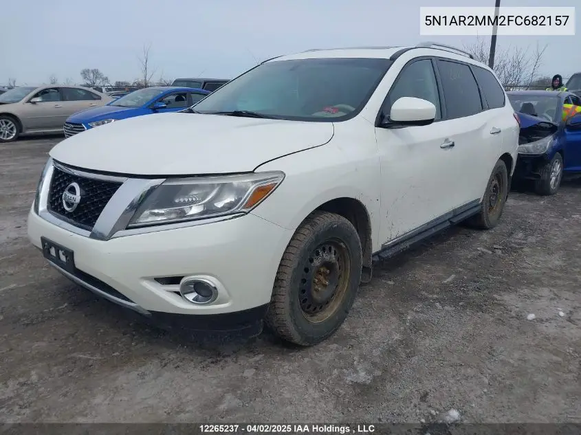 2015 Nissan Pathfinder VIN: 5N1AR2MM2FC682157 Lot: 12265237