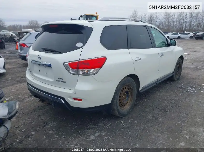 2015 Nissan Pathfinder VIN: 5N1AR2MM2FC682157 Lot: 12265237