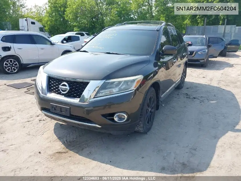 2015 Nissan Pathfinder Platinum/S/Sl/Sv VIN: 5N1AR2MM2FC604204 Lot: 12334683