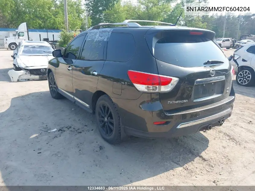 2015 Nissan Pathfinder Platinum/S/Sl/Sv VIN: 5N1AR2MM2FC604204 Lot: 12334683