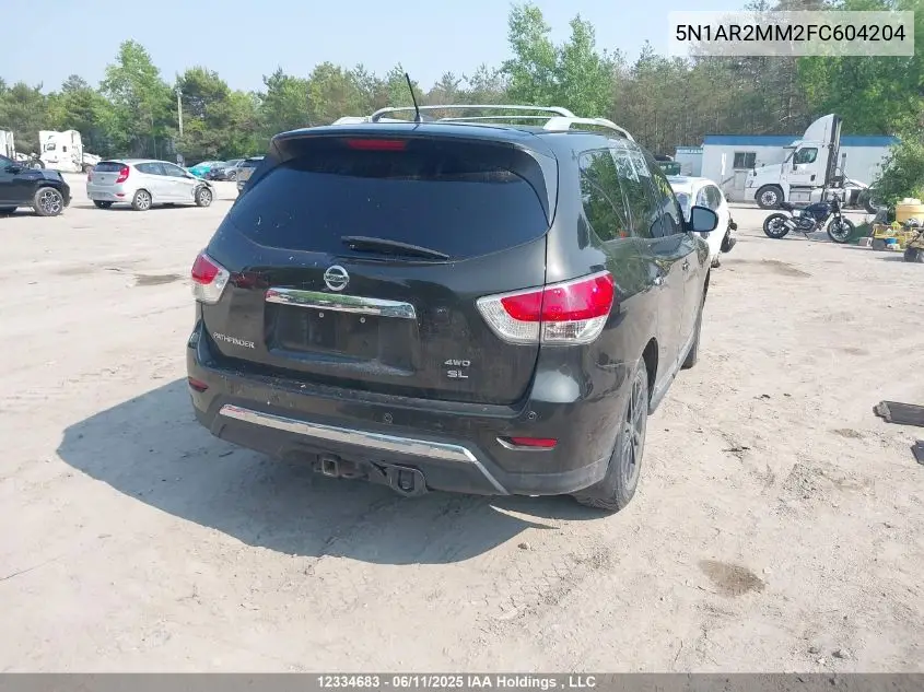 2015 Nissan Pathfinder Platinum/S/Sl/Sv VIN: 5N1AR2MM2FC604204 Lot: 12334683