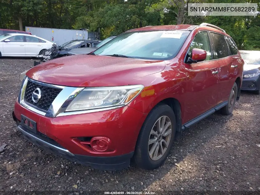 2015 Nissan Pathfinder S VIN: 5N1AR2MM8FC682289 Lot: 42604059