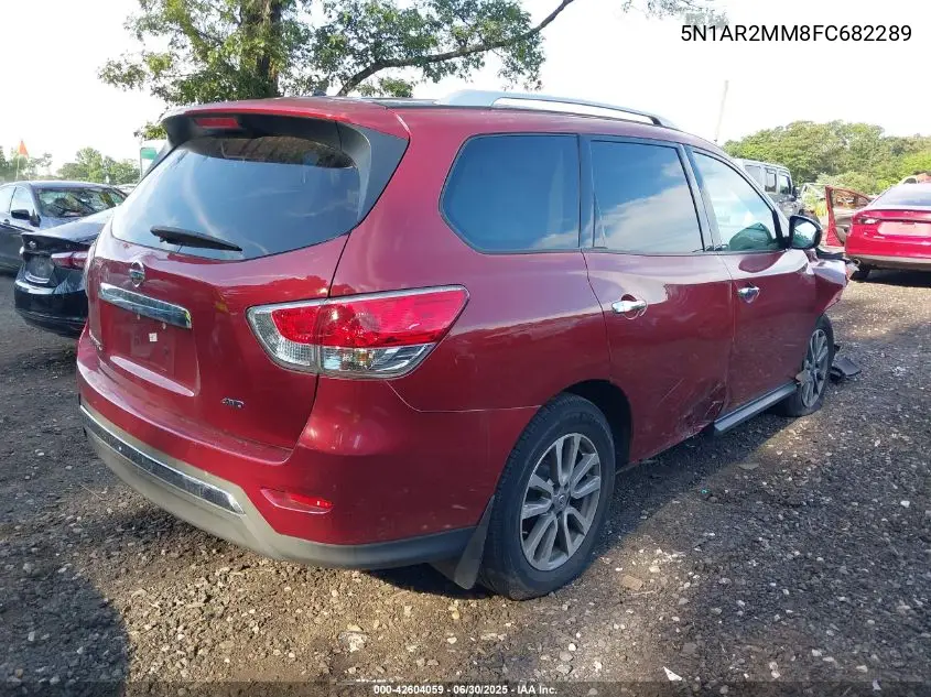 2015 Nissan Pathfinder S VIN: 5N1AR2MM8FC682289 Lot: 42604059