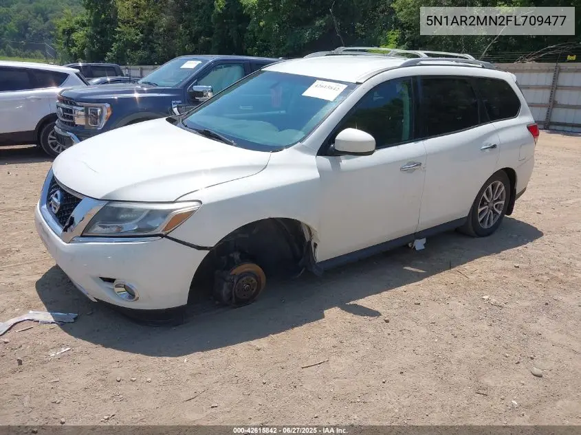 2015 Nissan Pathfinder VIN: 5N1AR2MN2FL709477 Lot: 42615842