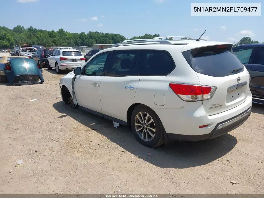 2015 Nissan Pathfinder VIN: 5N1AR2MN2FL709477 Lot: 42615842
