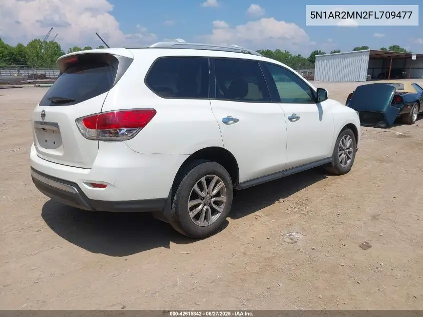 2015 Nissan Pathfinder VIN: 5N1AR2MN2FL709477 Lot: 42615842
