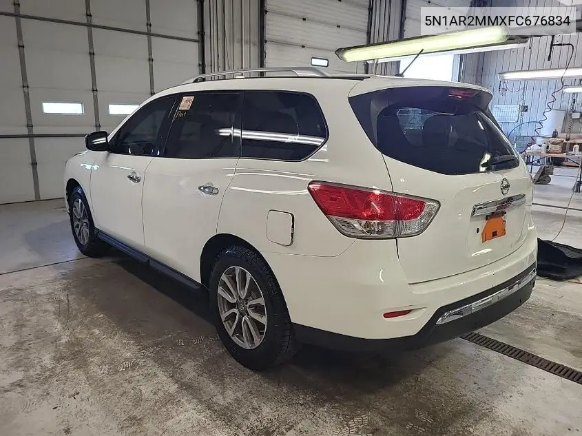 2015 Nissan Pathfinder S/Sv/Sl/Platinum VIN: 5N1AR2MMXFC676834 Lot: 42626424