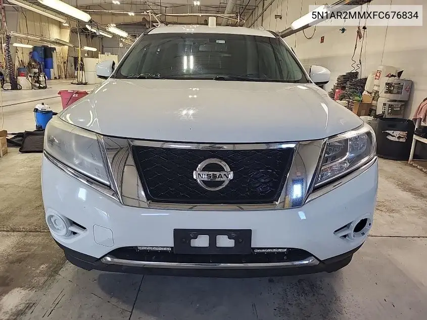 2015 Nissan Pathfinder S/Sv/Sl/Platinum VIN: 5N1AR2MMXFC676834 Lot: 42626424