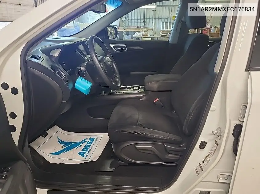 2015 Nissan Pathfinder S/Sv/Sl/Platinum VIN: 5N1AR2MMXFC676834 Lot: 42626424
