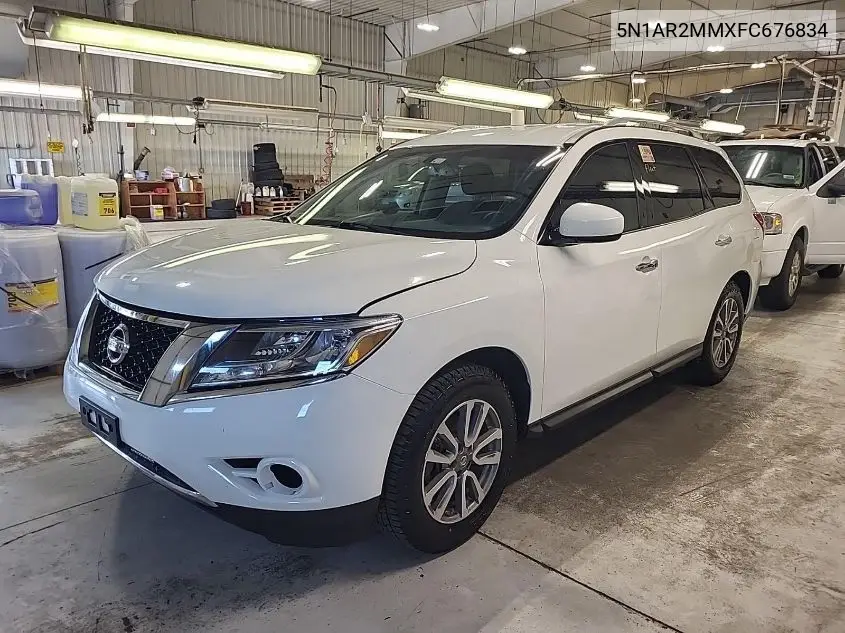2015 Nissan Pathfinder S/Sv/Sl/Platinum VIN: 5N1AR2MMXFC676834 Lot: 42626424