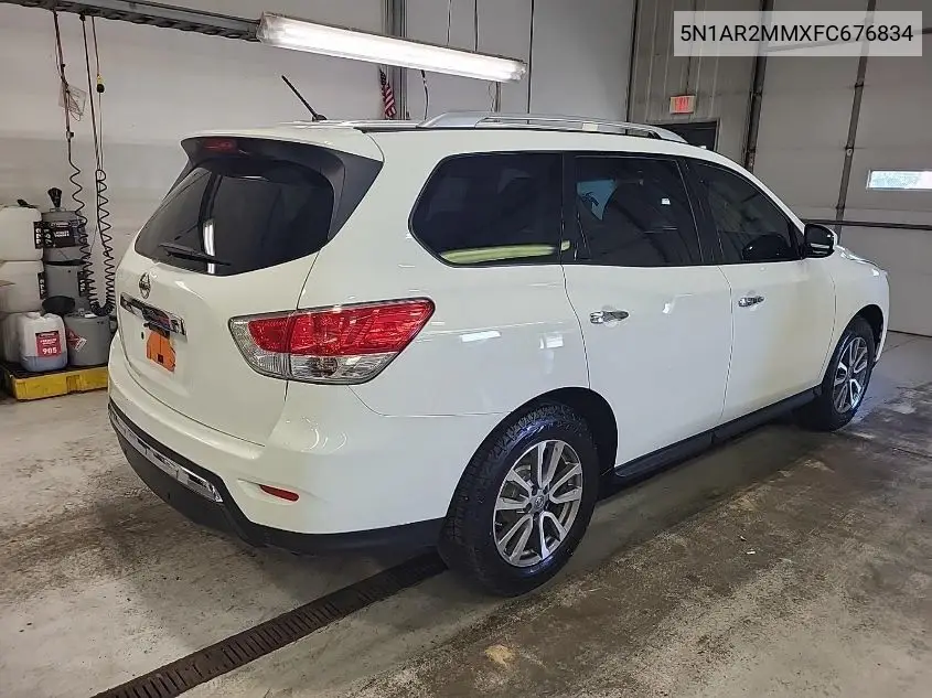2015 Nissan Pathfinder S/Sv/Sl/Platinum VIN: 5N1AR2MMXFC676834 Lot: 42626424