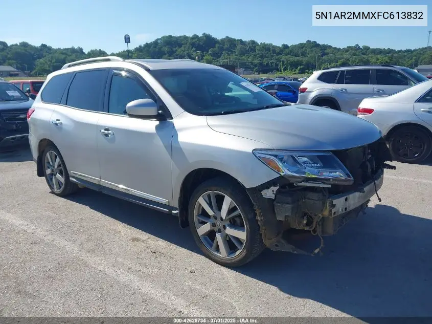 2015 Nissan Pathfinder Platinum/S/Sl/Sv VIN: 5N1AR2MMXFC613832 Lot: 42628734