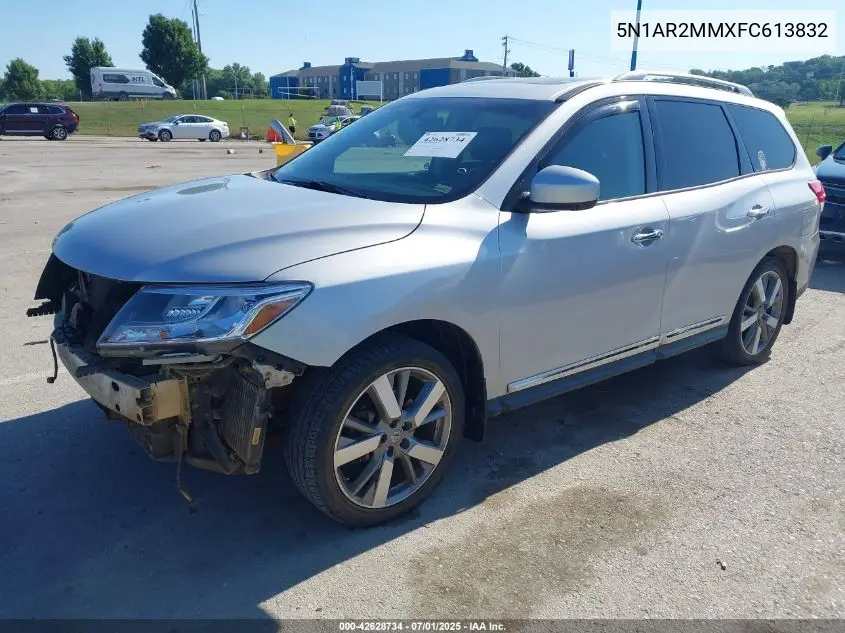 2015 Nissan Pathfinder Platinum/S/Sl/Sv VIN: 5N1AR2MMXFC613832 Lot: 42628734