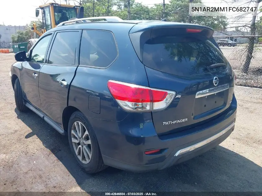 2015 Nissan Pathfinder S VIN: 5N1AR2MM1FC682747 Lot: 42646504