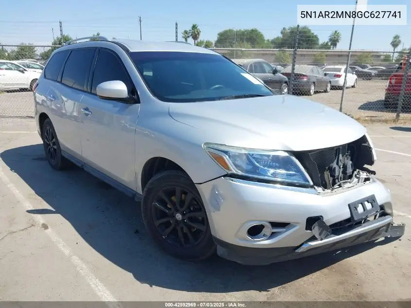 2016 Nissan Pathfinder Platinum/S/Sl/Sv VIN: 5N1AR2MN8GC627741 Lot: 42592969