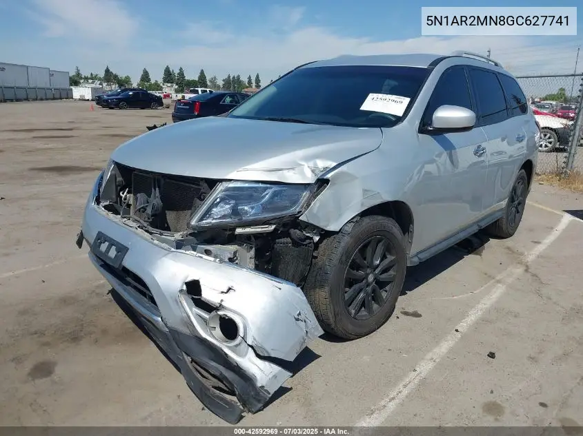 2016 Nissan Pathfinder Platinum/S/Sl/Sv VIN: 5N1AR2MN8GC627741 Lot: 42592969