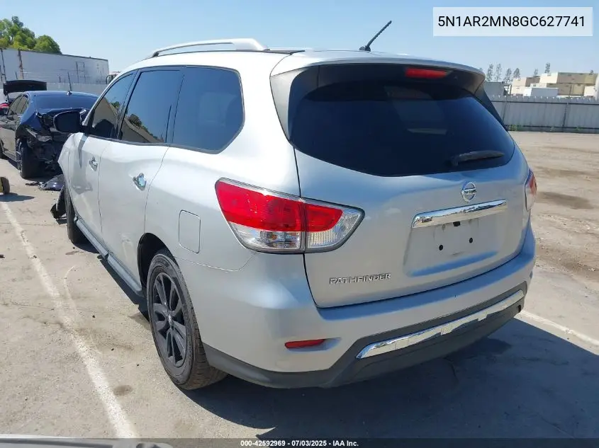 2016 Nissan Pathfinder Platinum/S/Sl/Sv VIN: 5N1AR2MN8GC627741 Lot: 42592969